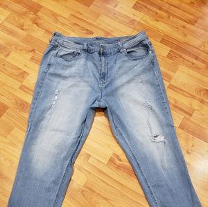 PLUS size MM Seven7 distressed denim 22w jeans